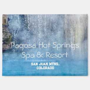 Aimant de voyage de sources thermales de Pagosa