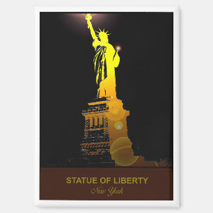 Aimant de voyage Statue de la Liberté