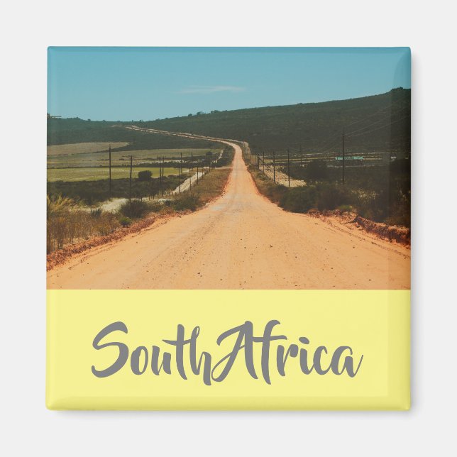 Aimant de vue de route rurale en Afrique du Sud (Devant)