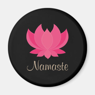 Aimant de yoga de fleur de Namaste Lotus