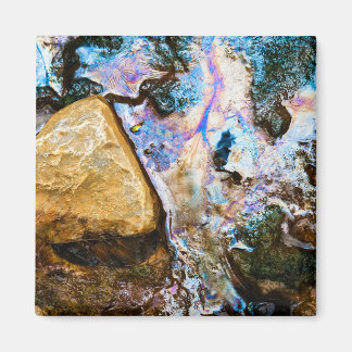 Aimant d'eau douce de nature abstraite
