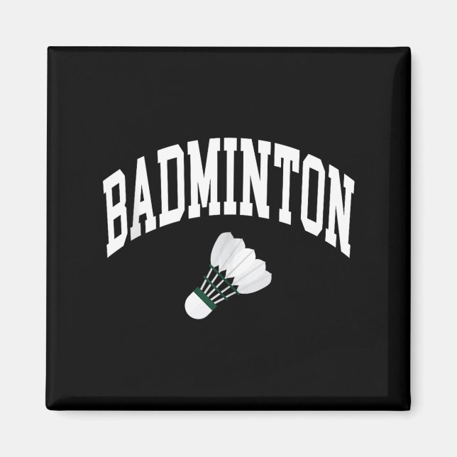 Aimant Débardeur graphique joueur de badminton  (Devant)