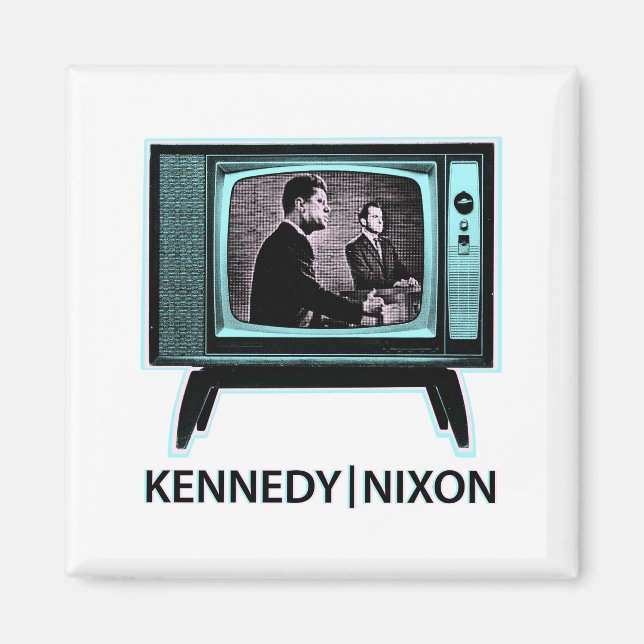 Aimant Débat télévisé Kennedy Nixon 1960 (Devant)