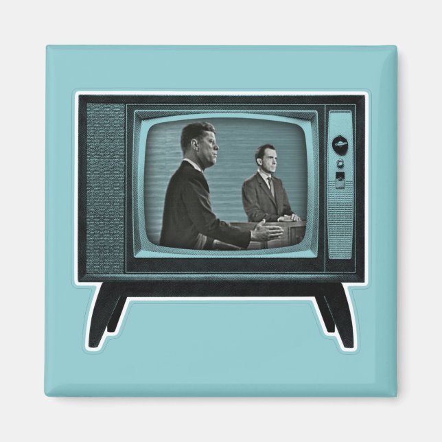 Aimant Débat télévisé Kennedy Nixon 1960 (Devant)