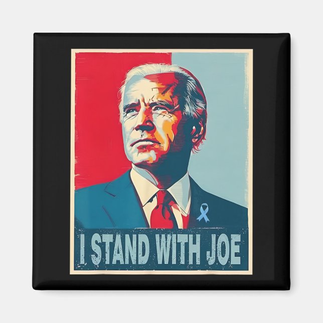 Aimant Debout Avec Joe Support Énoncé De Campagne De Ruba (Devant)