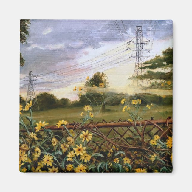 Aimant Début septembre Soir coucher du soleil (Devant)