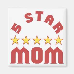 Aimant Décerné 5 étoiles à Maman