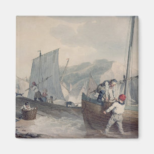 Aimant Déchargement de bateaux de pêche