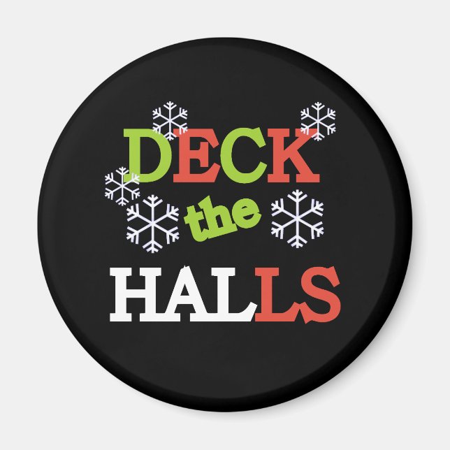 Aimant Deck the Halls (Devant)