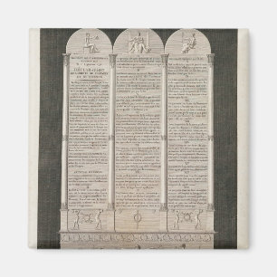 Aimant Déclaration française des droites de l'homme