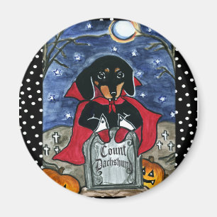 Aimant Décompte Halloween Teckel