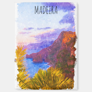 Aimant Décor coloré Madeira Portugal Décor Voyage