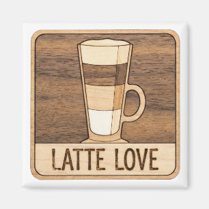 Aimant Décor de café pour amoureux