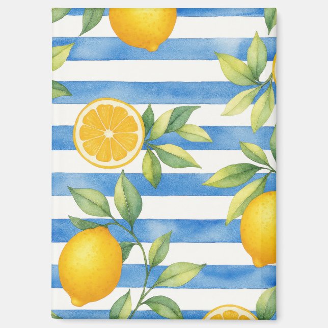 Aimant Décor de cuisine méditerranéen été citrus (Recto)