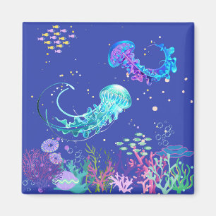 Aimant Décoration de porte sous-marine de méduse incroyab