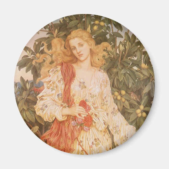 Aimant Déesse des fleurs, Flora de Morgan (Devant)