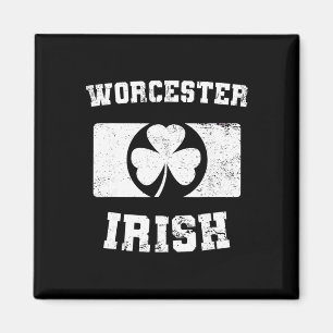 Aimant Défilé de la Saint-Patrick de Worcester Irish Desi