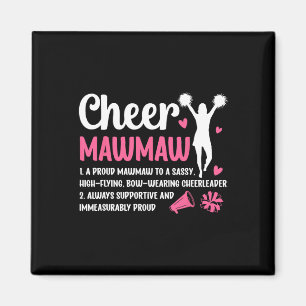 Aimant Définition de Cheer Mawmaw Mawmaw d'une meneuse de