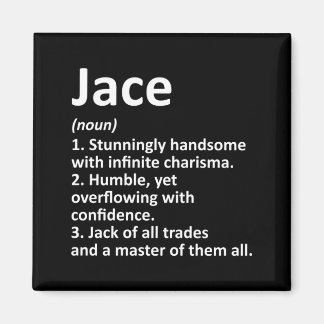 Aimant Définition de Jace Nom Personnalisé Anniversaire D