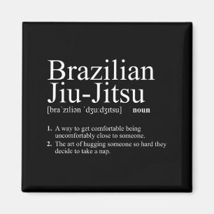 Aimant Définition de Jiu Jitsu brésilien Drôle d'arts mar