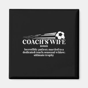 Aimant Définition de la femme de l'entraîneur de football