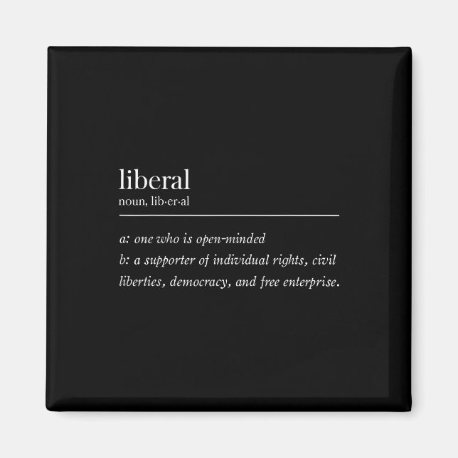 Aimant Définition libérale (Devant)