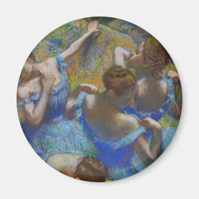 Aimant Degas Blue Dancers Pastel Fine Art Masterpiece (Devant)