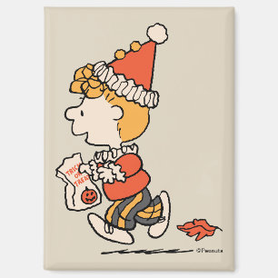 Aimant Déguisement de clown de Sally pour Halloween Peanu