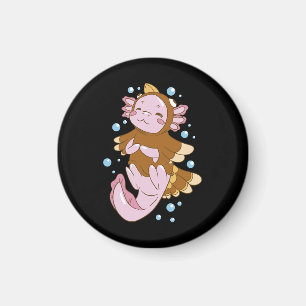 Aimant Déguisement de dinde Axolotl Amusant