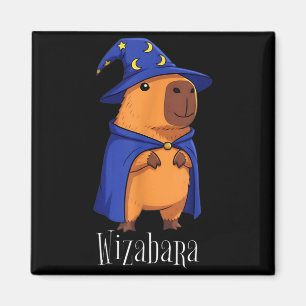 Aimant Déguisement drôle de sorcier capybara Wizabara Gra