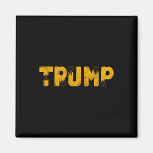 Aimant Déguisement drôle de Trump Halloween épouvantable