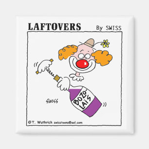 Aimant Dégustation de caricatures de clown préférée