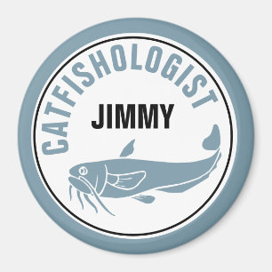 Aimant Dégustation de poisson humoristique Pêche frite 