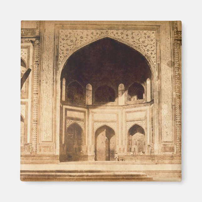 Aimant Dehors du Taj Mahal, probablement illustré par 'Ph (Devant)
