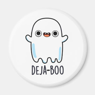 Aimant Deja Boo Funny Ghost Pun