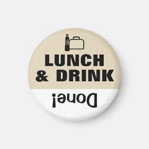 Aimant Déjeuner de panier de rappel de la liste des tâc