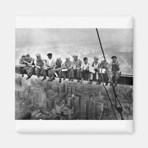 Aimant Déjeuner sur un gratte-ciel 1932