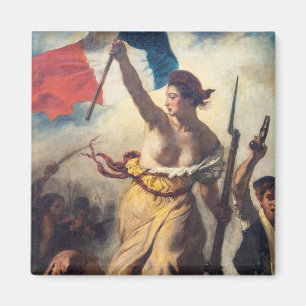 Aimant Delacroix - La Liberté guidant le peuple Gros plan