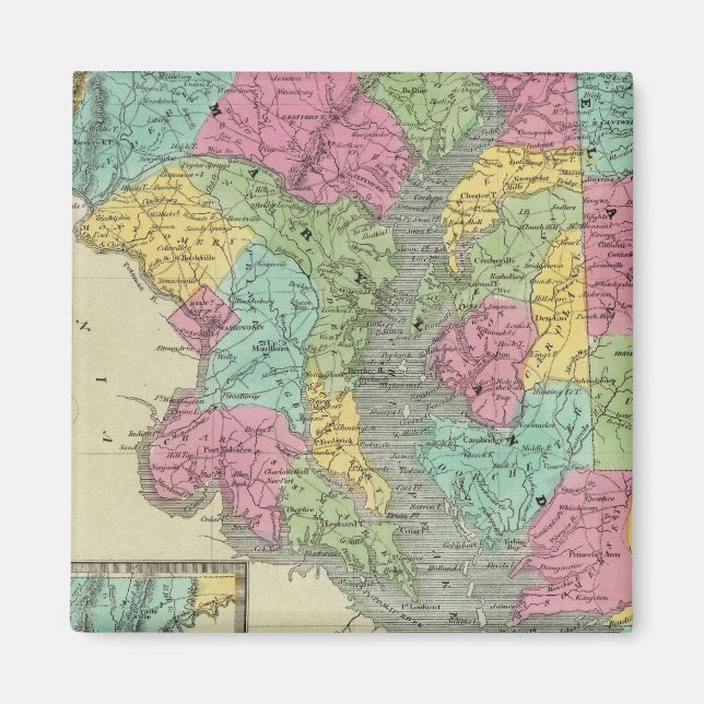 Aimant Delaware Et MaryLand (Devant)