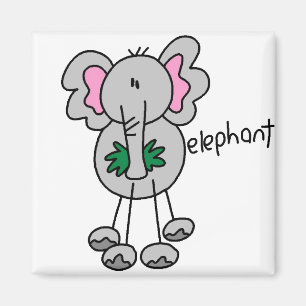 Aimant d'éléphant de bâton
