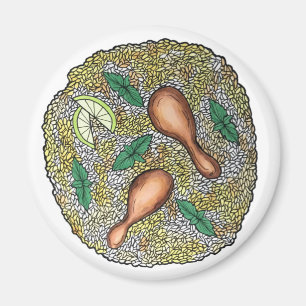 Aimant Délicieux poulet Biryani cuisine indienne