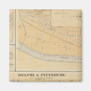 Aimant Delphi et Pittsburg avec les villes de banlieue