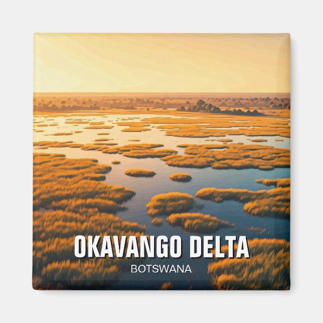 Aimant Delta de l'Okavango Botswana (Devant)