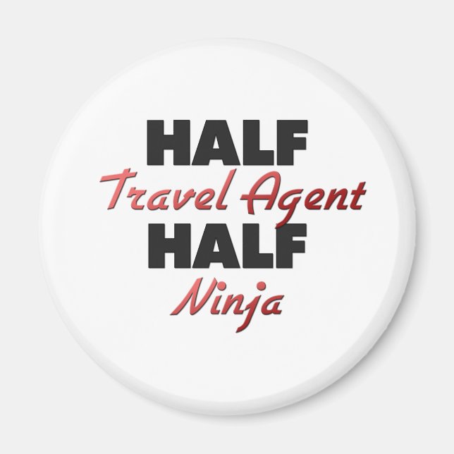 Aimant Demi-agent de voyage Half Ninja (Devant)