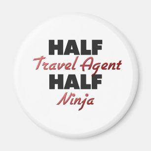 Aimant Demi d'agent de voyage demi de Ninja