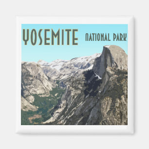 Aimant Demi-Dôme Yosemite Parc National Souvenir Vintage