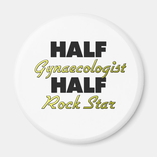 Aimant Demi-gynécologue Half Rock Star (Devant)