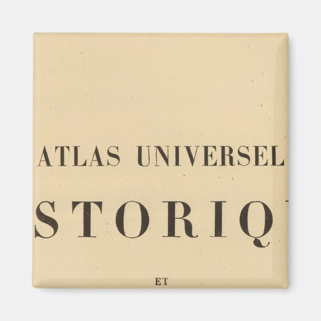 Aimant Demi-titre Atlas universel (Devant)
