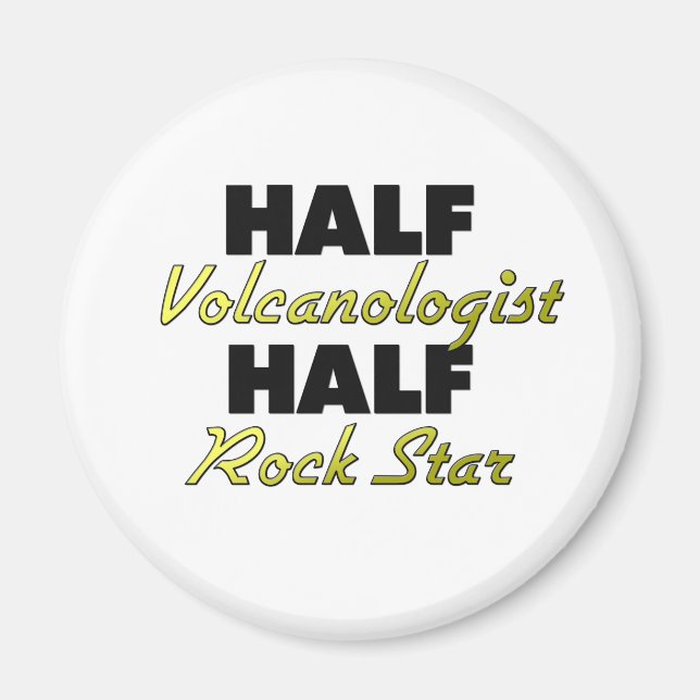 Aimant Demi-Volcanologue Half Rock Star (Devant)