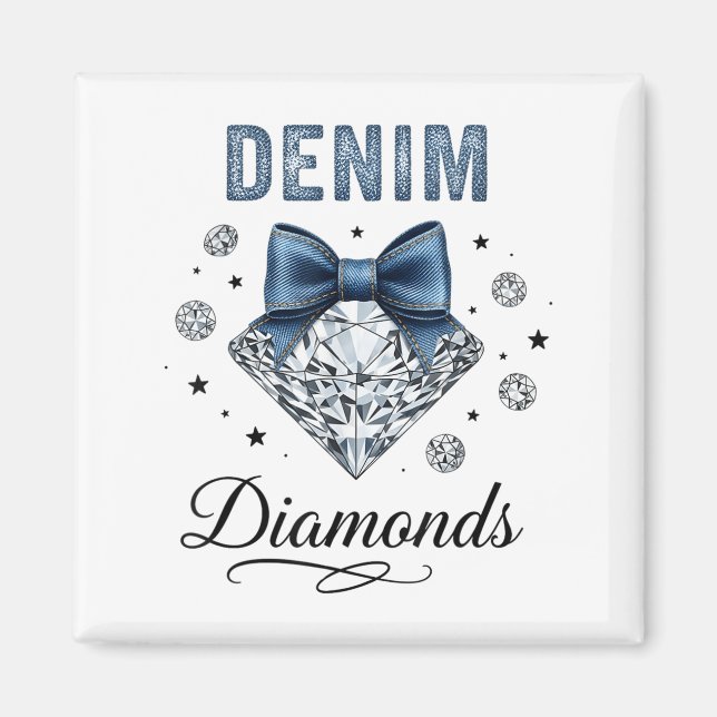 Aimant Denim And Diamonds Western Graphic Tee For Girls W (Devant)